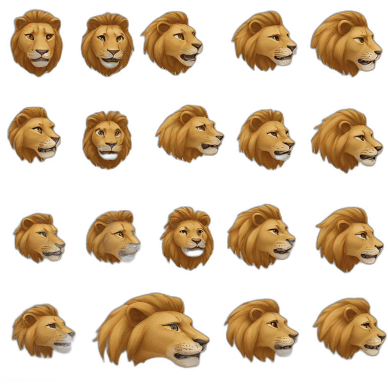 Lions emoji