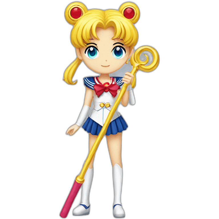 Sailor-Moon-holding-staff emoji