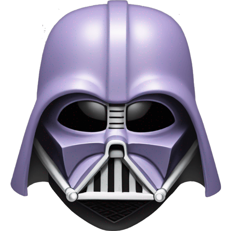 Lavender gray Pig darth Vader mask face armadillo darth Vader fanned tail feathered tail pig armadillo darth Vader face emoji