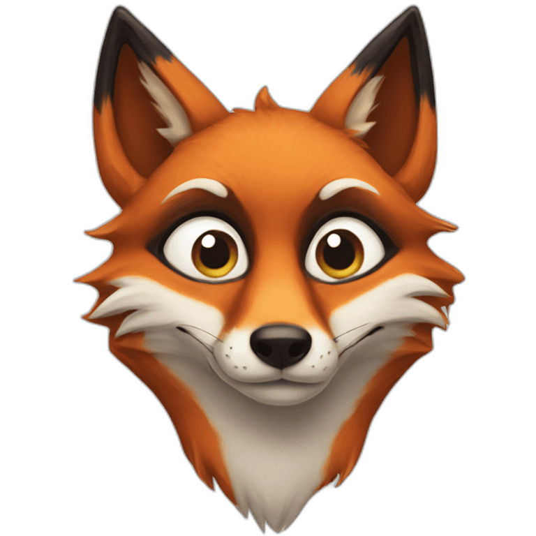 one-eyed-fox emoji