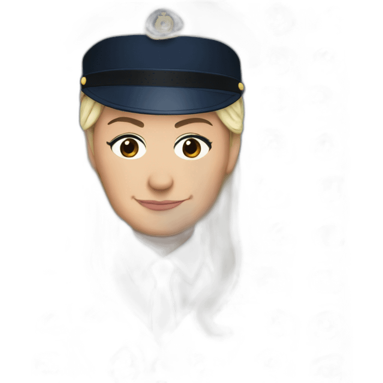 Marine le Pen noire emoji