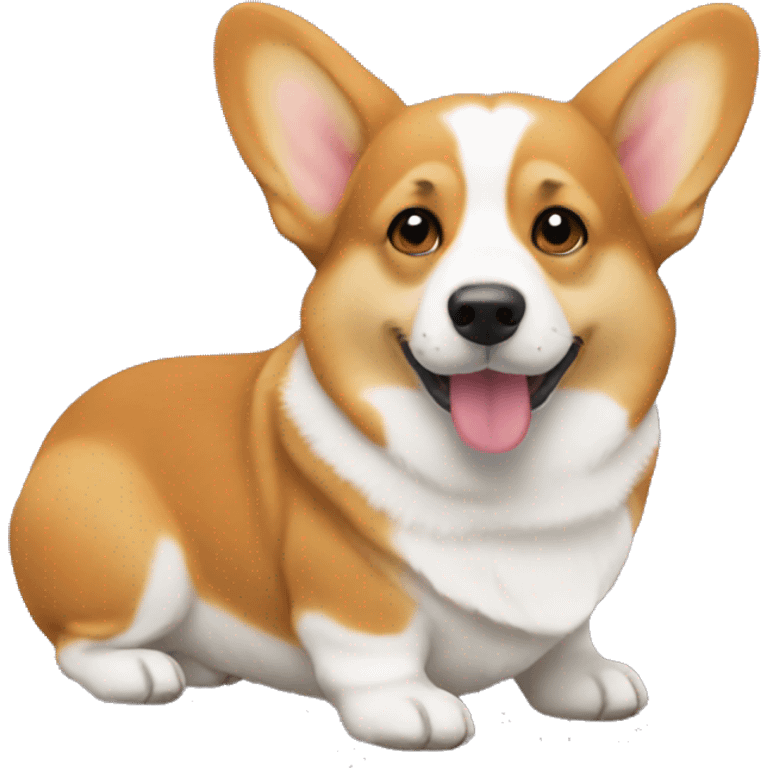 the corgi thought  emoji