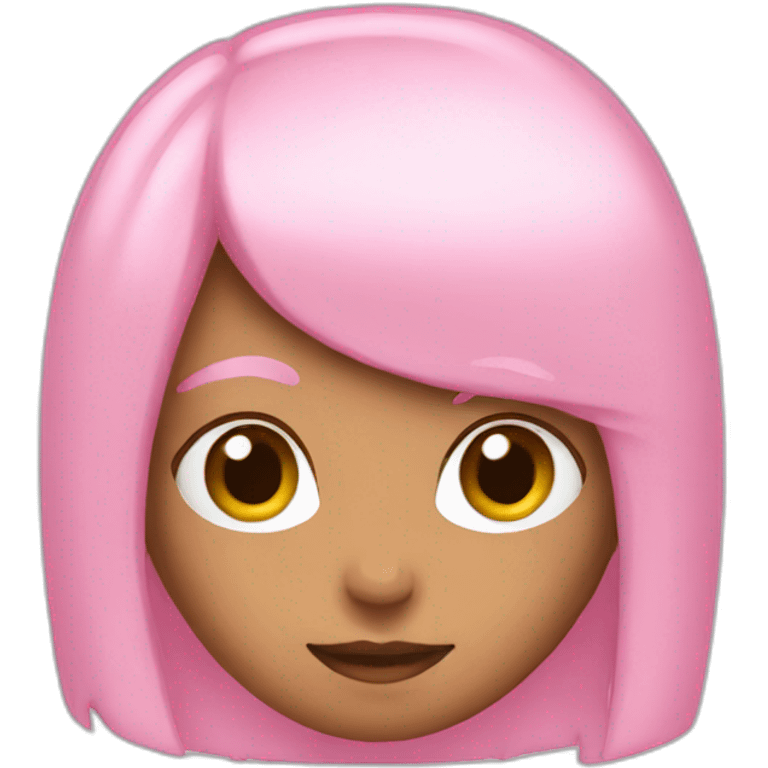 pink finish emoji