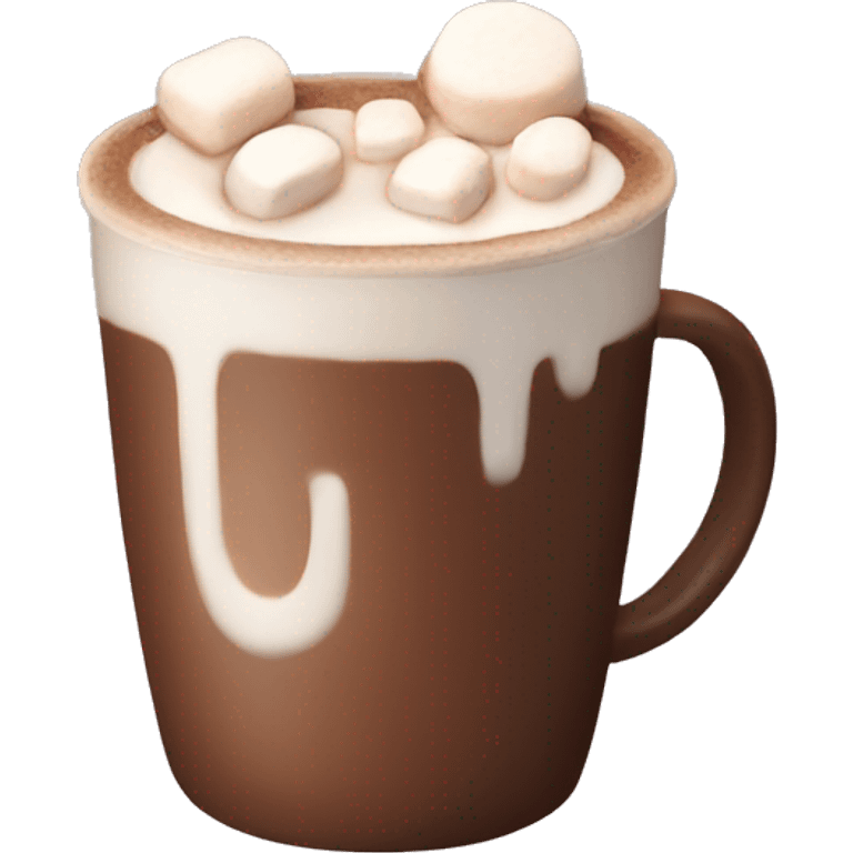 Hot coco with marshmallows emoji