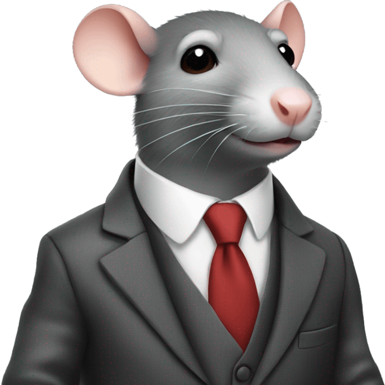 rat wearing a suit  emoji