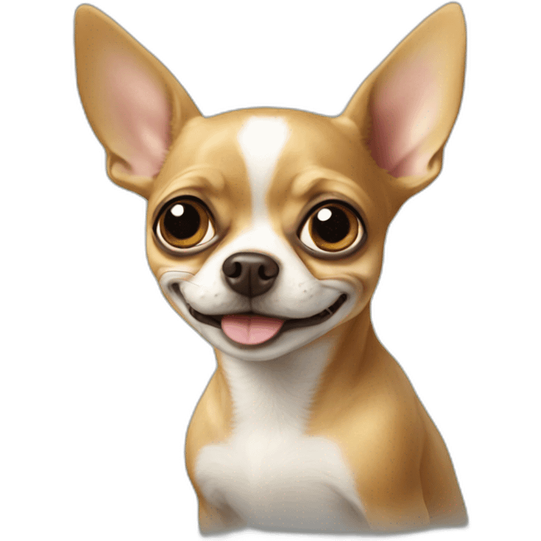 pepe the frog looking chihuahua emoji