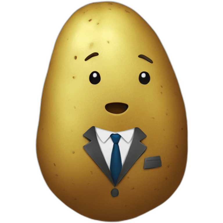 potato in a suit emoji