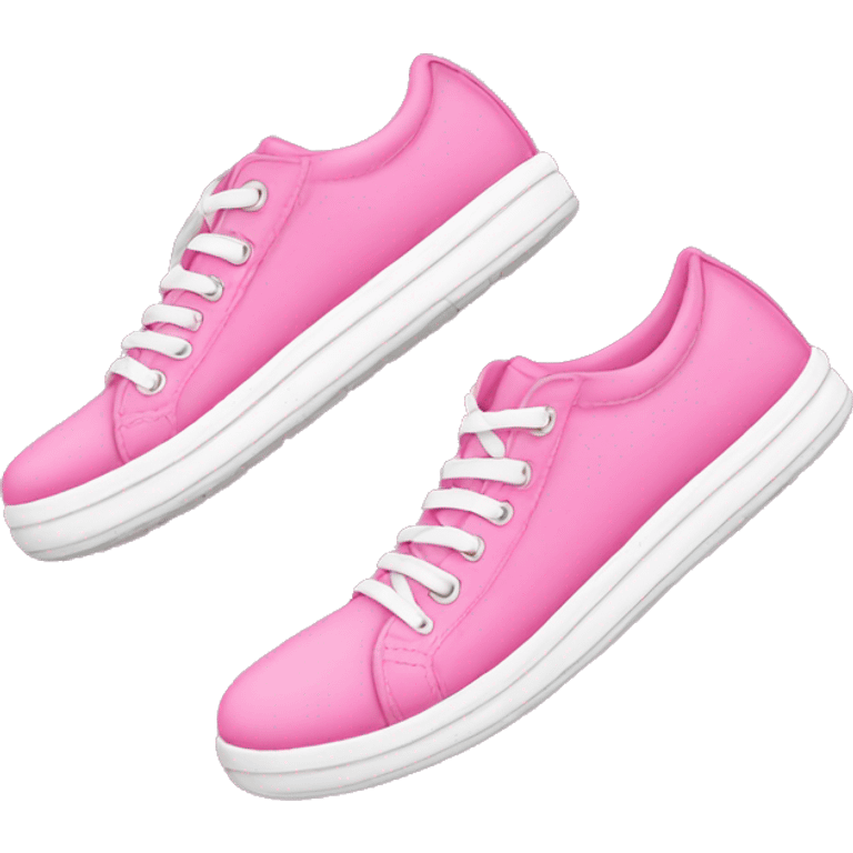 Pink sneakers  emoji