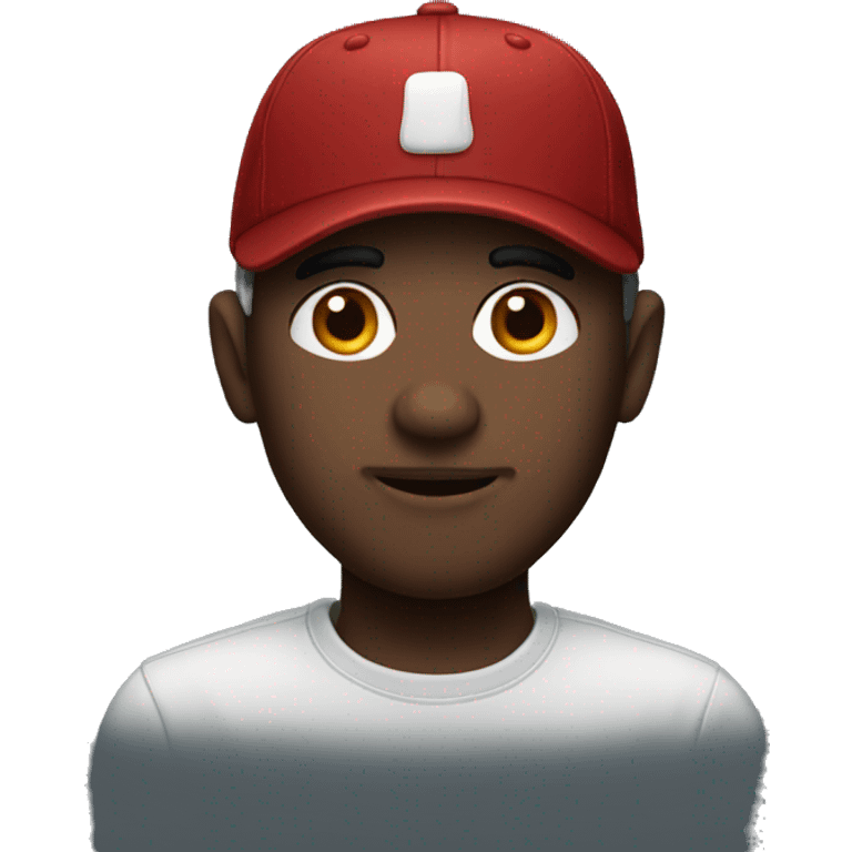 Dark red cap emoji