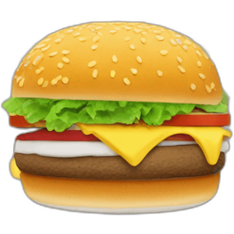 Bob l'éponge qui mange un burger emoji