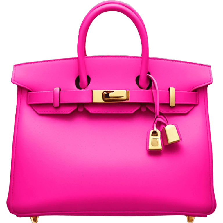 hot pink birkin bag emoji