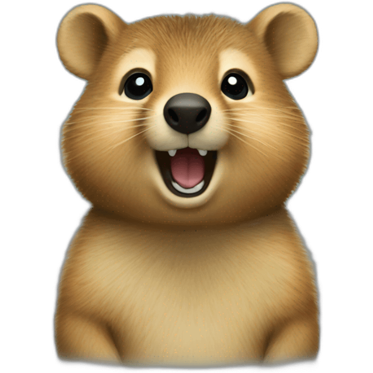 a-happy-quokka-which-is-wearing-green-sleeveless emoji