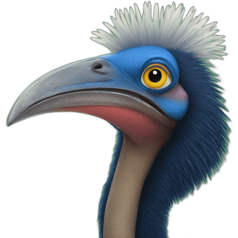 Cassowary emoji