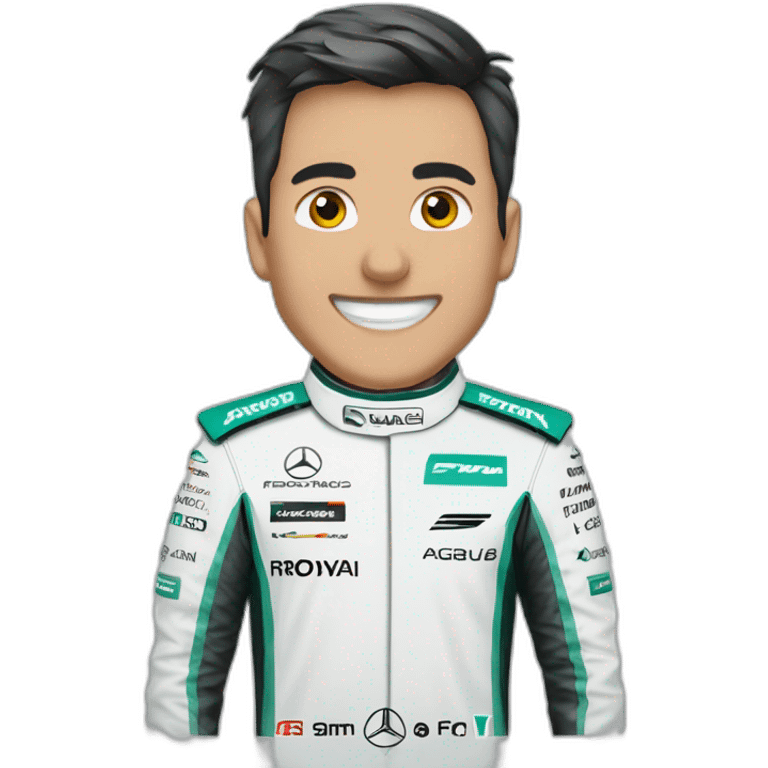 Mercedes AMG Petronas Formula 1 w14 emoji