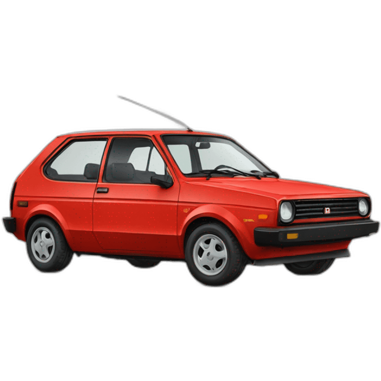 red yugo 45 emoji