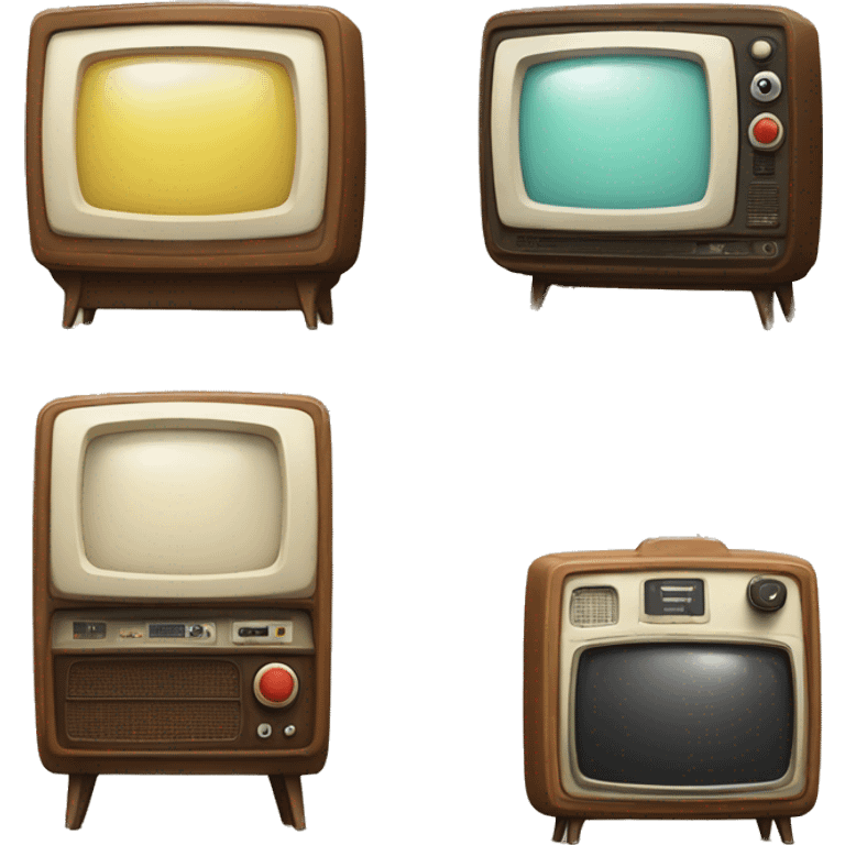 Retro tv set  emoji