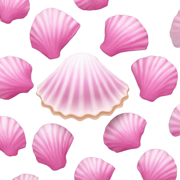 pink seashell emoji