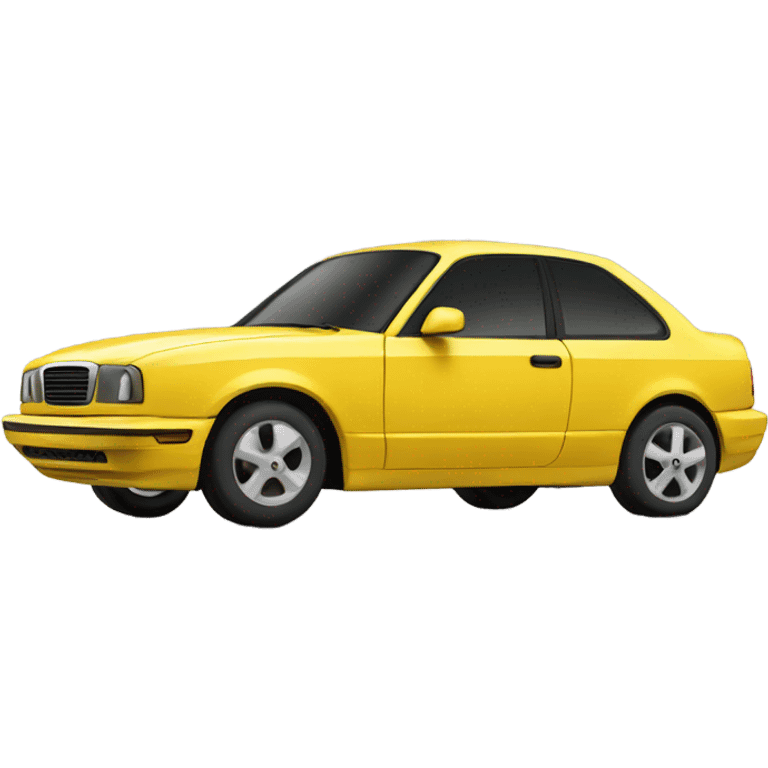 Yellow car  emoji