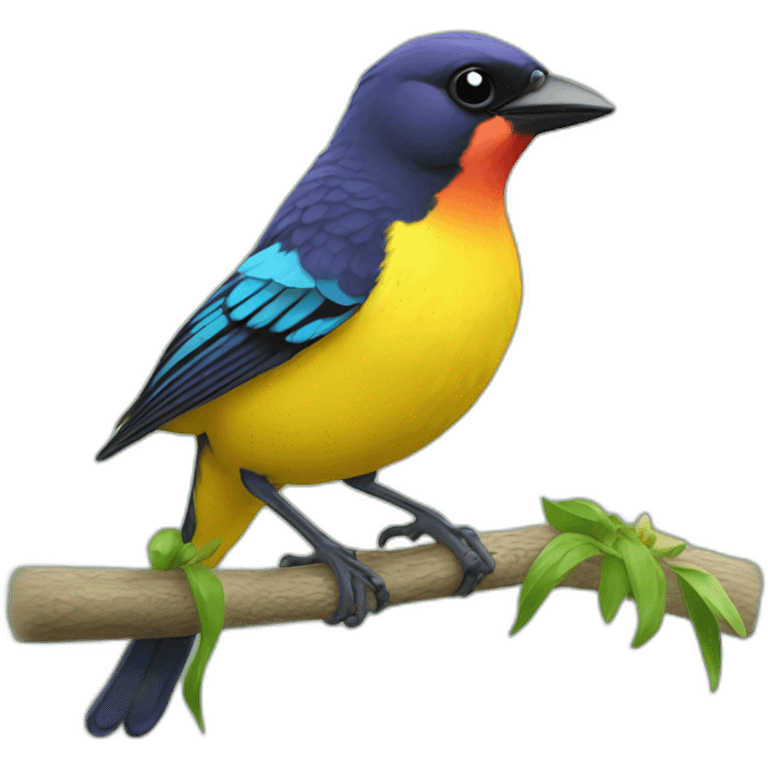 tanager happy tears emoji