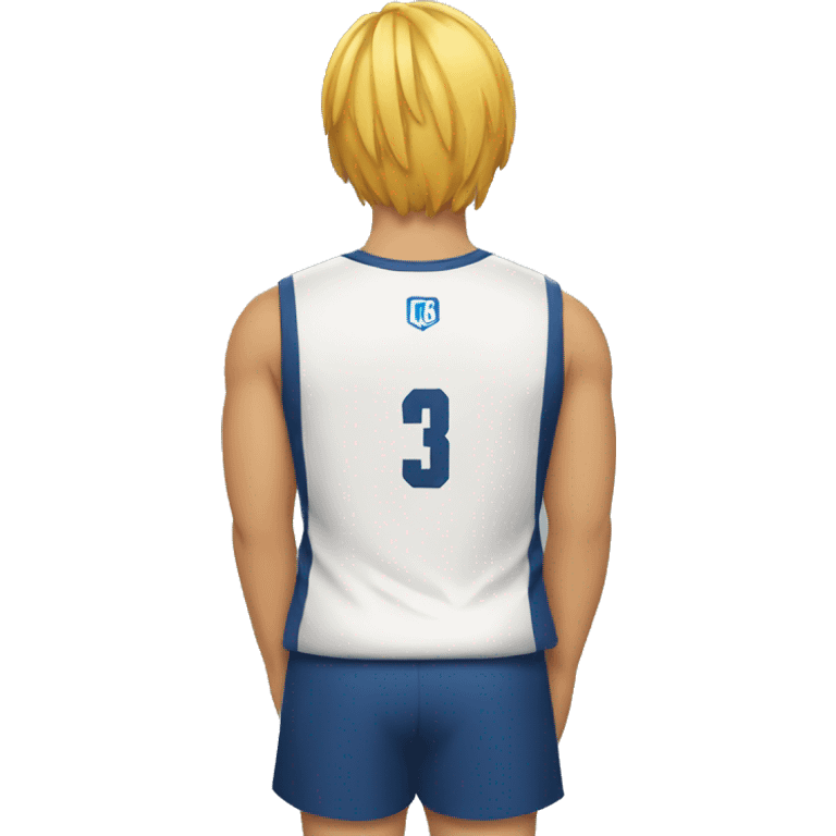 sport player's back symmetric arms tucked in emoji