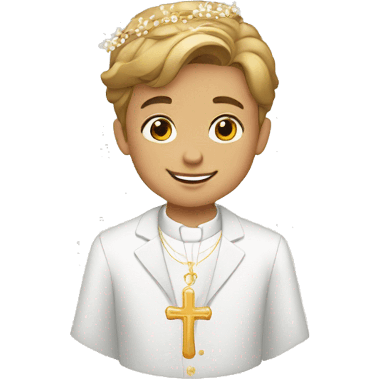 boy first Communion emoji