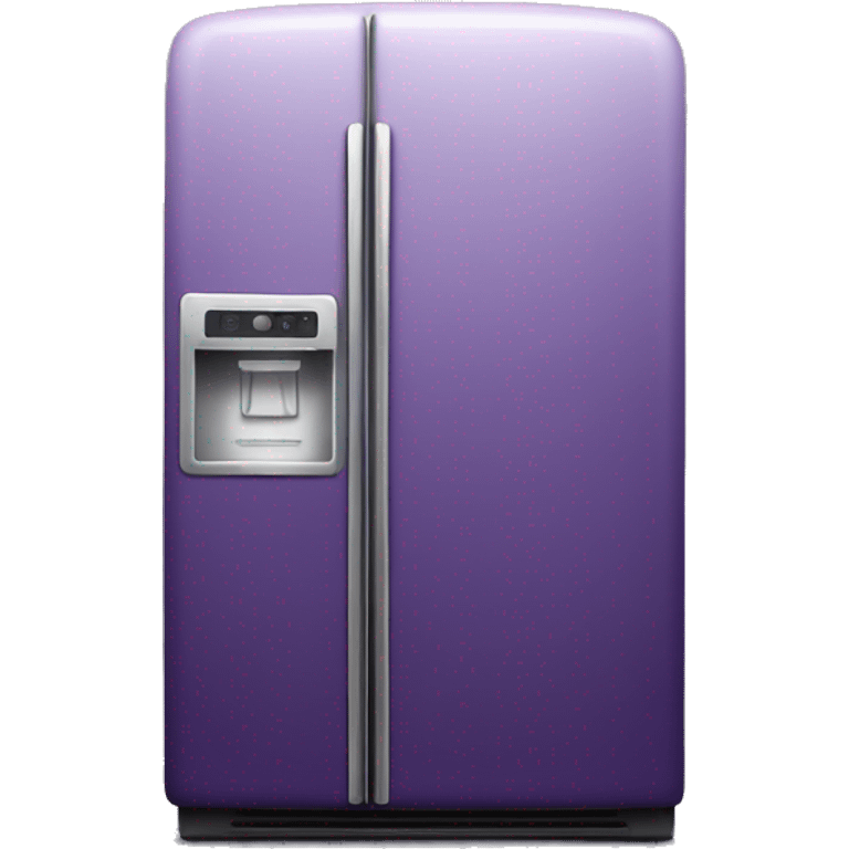 Realistic dark purple fridge emoji