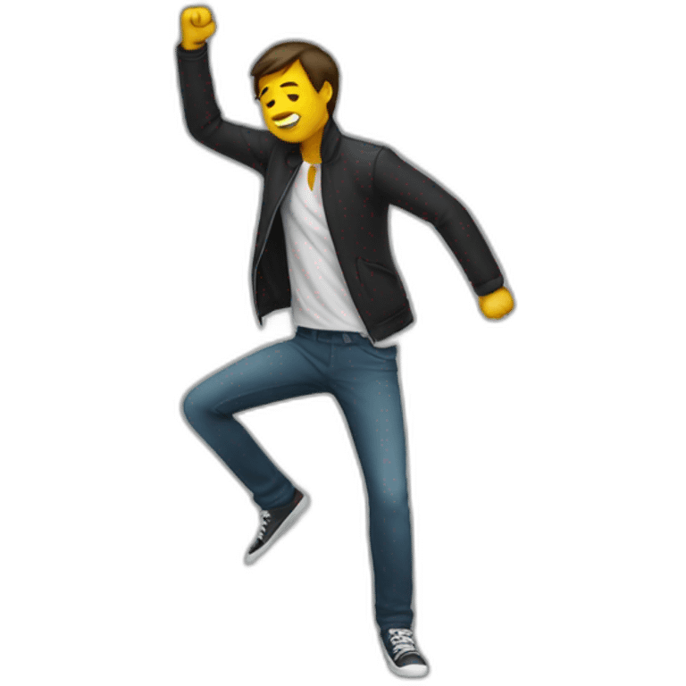 homme dab emoji