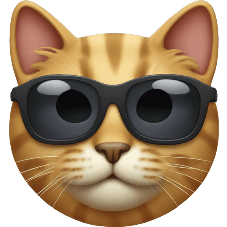 A cat with sunglasses emoji