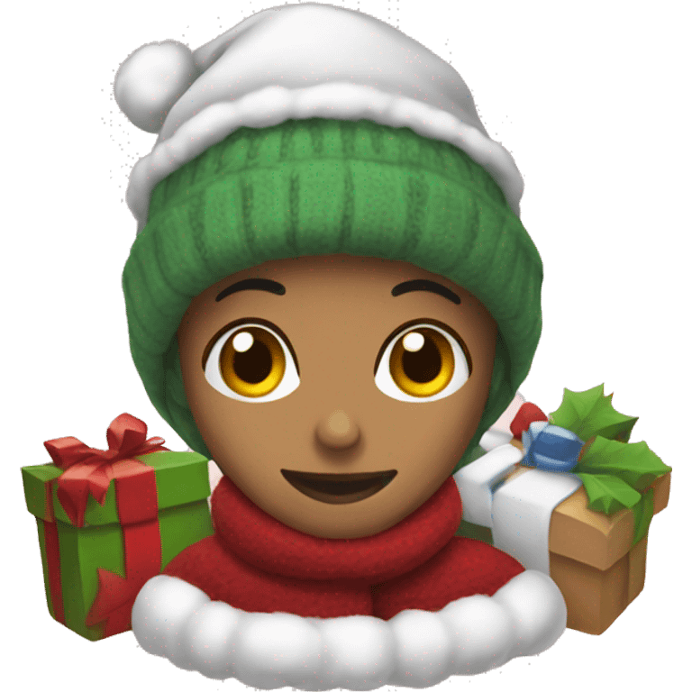 Christmas cozy emoji