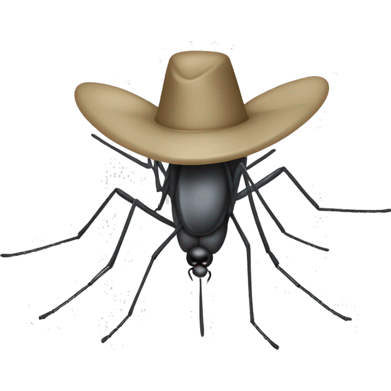 mosquito with french hat emoji