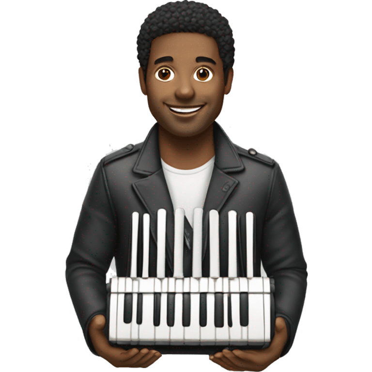 White vibraphone player emoji