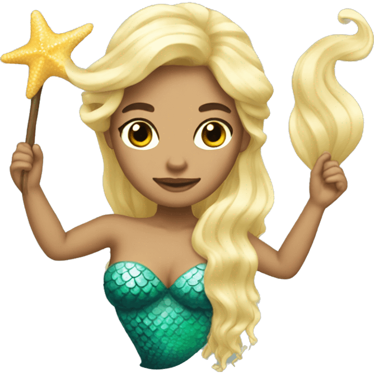 Create me a blonde mermaid  emoji