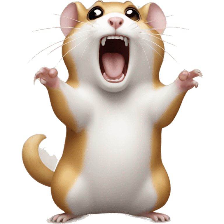 screaming hamster emoji