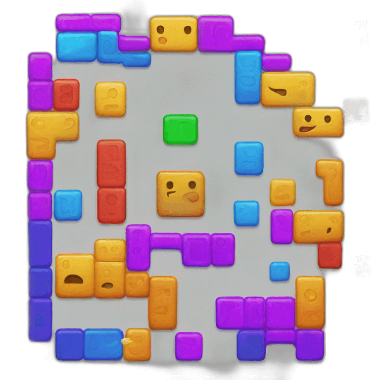 Tetris the game emoji