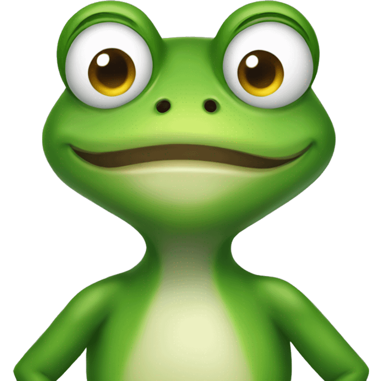 bilingual frog emoji