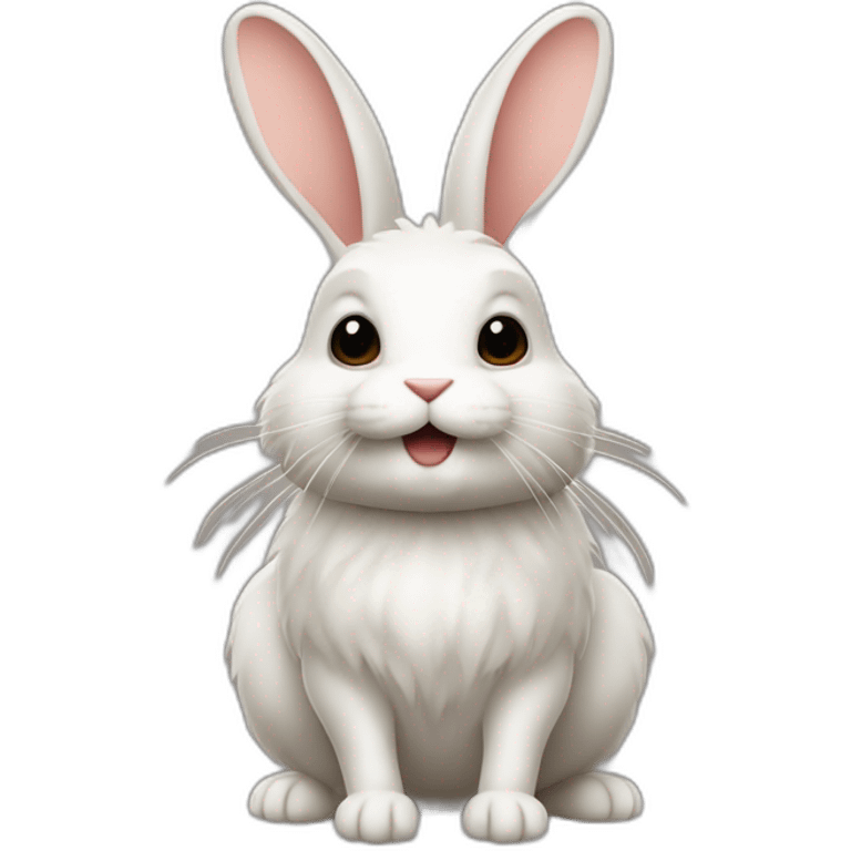 Lapin avec pâte d'araignée emoji