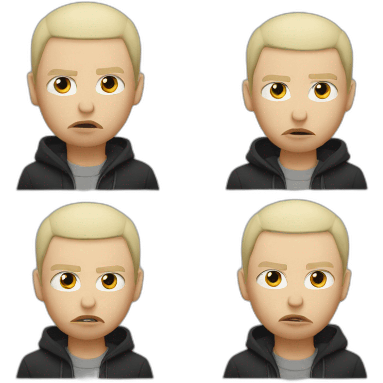 Eminem death stare emoji