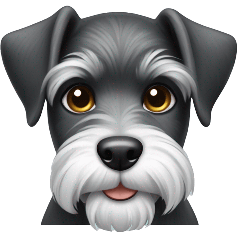 Schnauzer puppy emoji