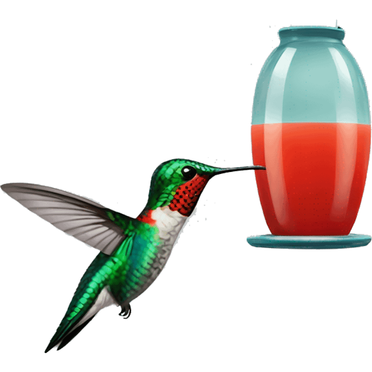 Hummingbird feeder emoji