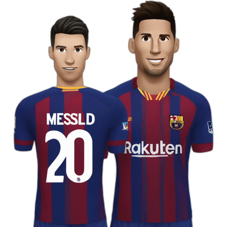 ronaldo messi emoji