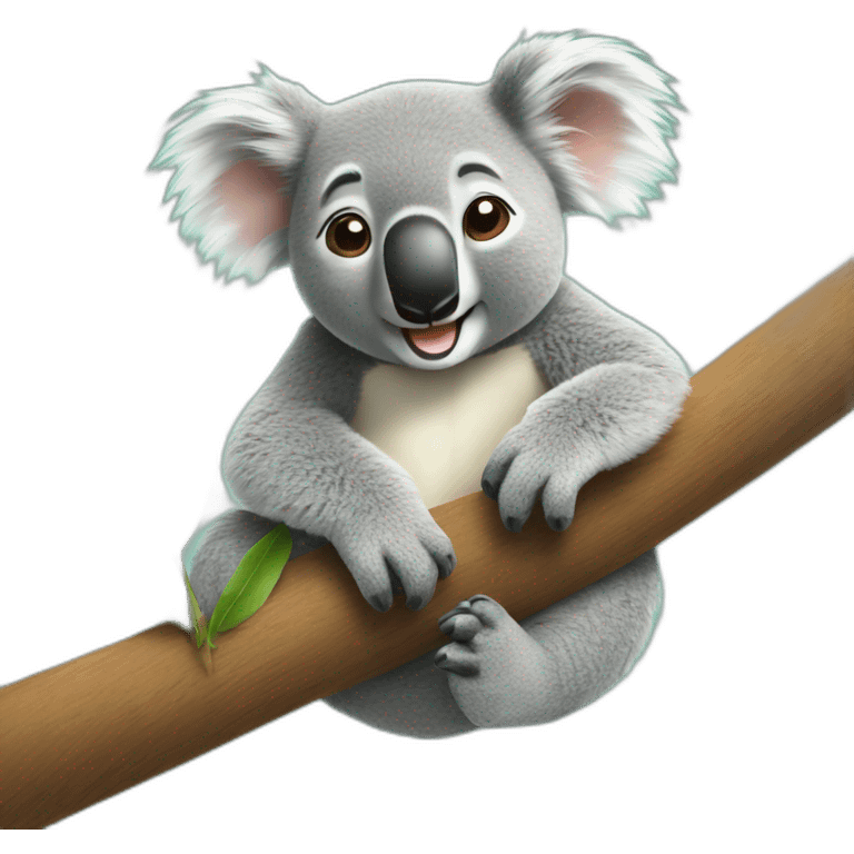 Koala drunked emoji