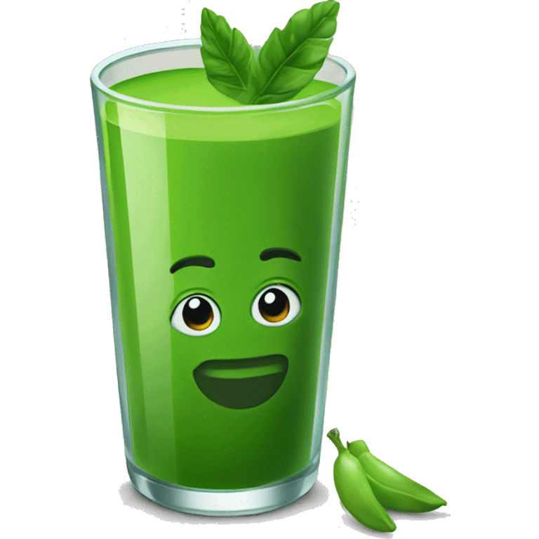 Green juice  emoji