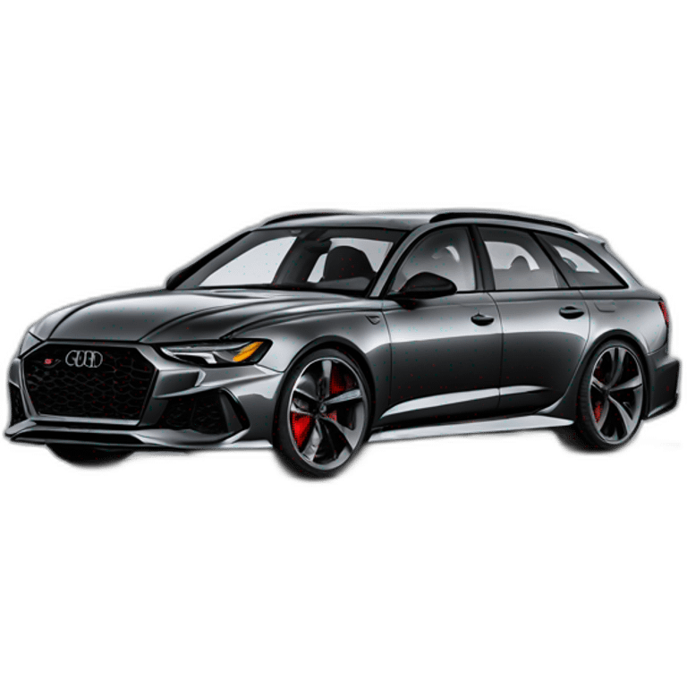 Audi rs6 black emoji