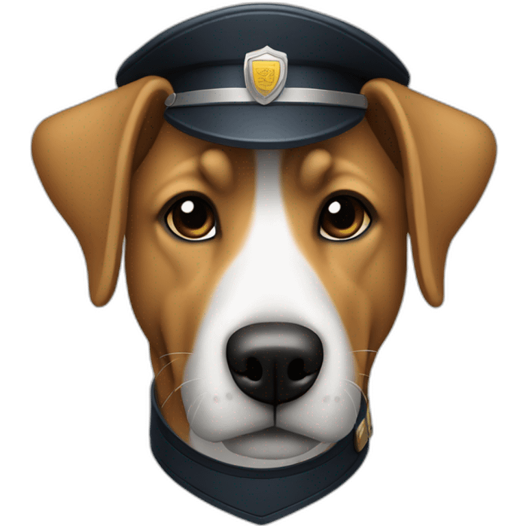 cibersecurity-dog-officer-wielding-shield emoji