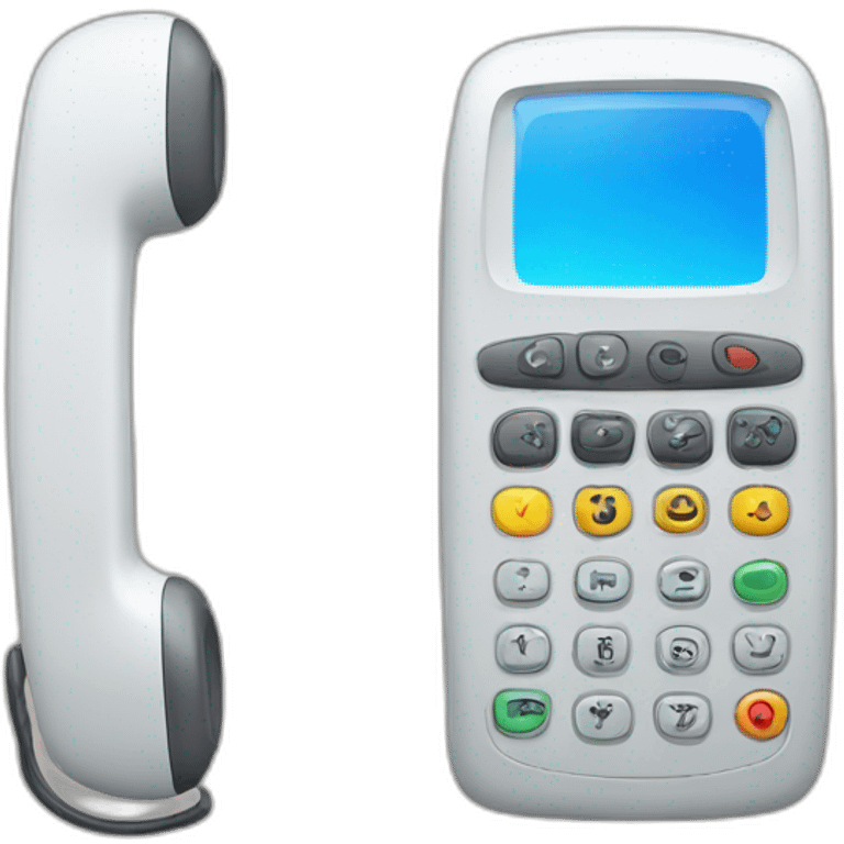 handset emoji