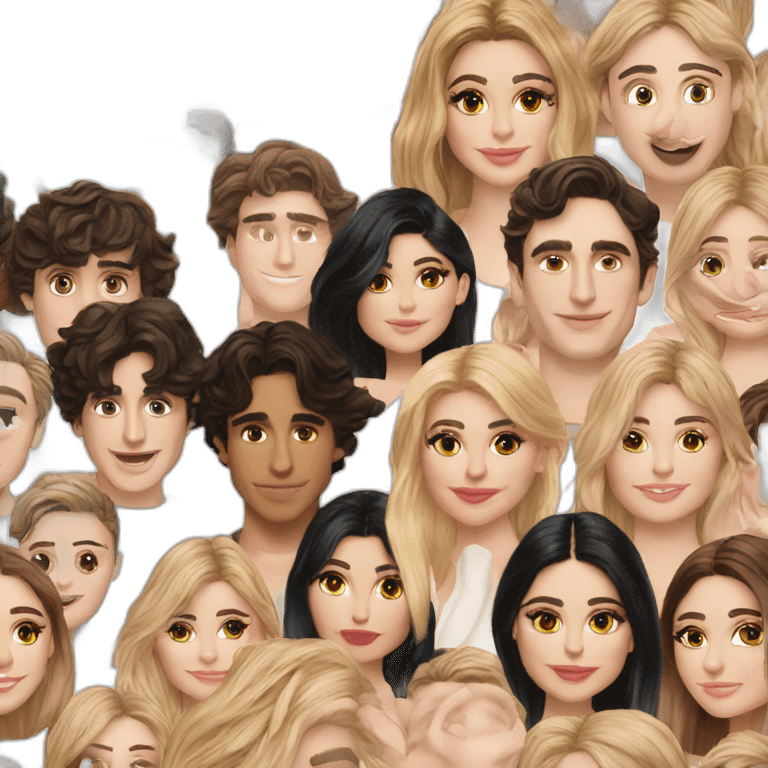 Timothy Chalamet and Kylie Jenner emoji