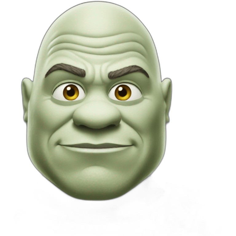 white-shrek emoji