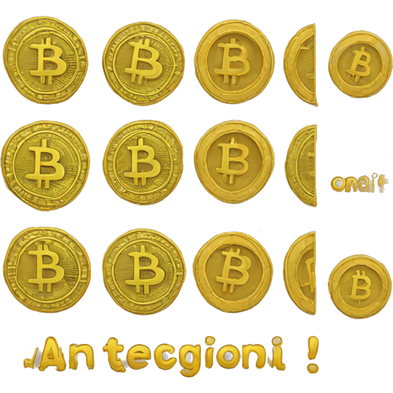 a bitcoin emoji