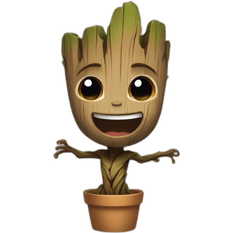 groot cute emoji