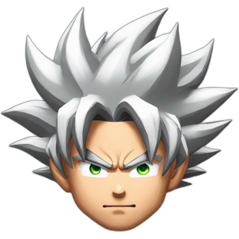 Goku Mastered ultra instinct cyberpunk emoji